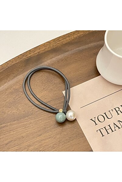 Rapunzel Accessories 1 Adet İncili Minimalist Esnek Saç Tokası