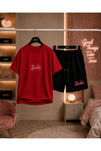 JAWÜ STYLE طقم أطفال فاخر مطبوع عليه باربي