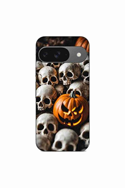 OEM Husa compatibila cu Google Pixel 9 Silicon Gel Tpu Model Halloween Patter...