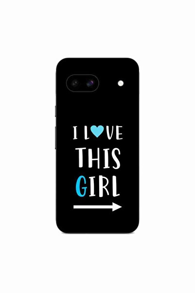 OEM Калъф, съвместим с Google Pixel 8A, силиконов гел TPU, с десен за двойки ...
