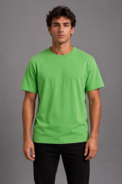 Men's 100% Cotton T-Shirt Regular Fit Crew Neck T-shirt