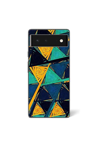 OEM Husa compatibila cu Google Pixel 6 Silicon Gel Tpu Model Abstract Prism