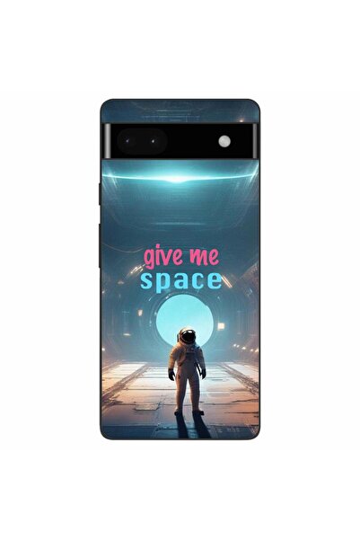 OEM Case compatible with Google Pixel 6A Silicone Gel Tpu Model Give Me Space