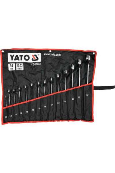 yato Set Chei Combinate Răsucite, 10-32Mm, 14 Buc
