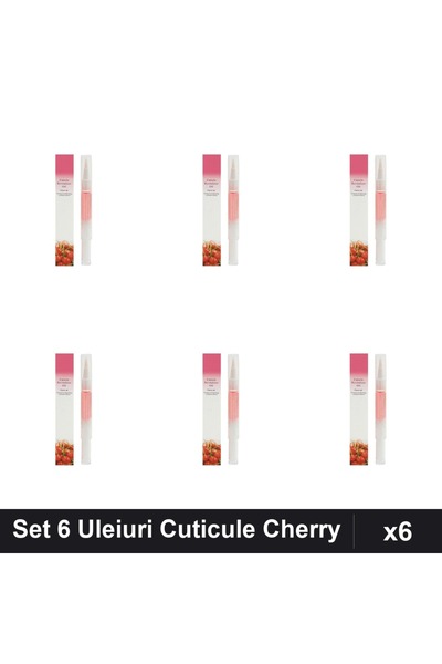 NAİLS Set 6 Uleiuri Cuticule Tip Stilou Cherry, Ingrijire Profesionala Unghii