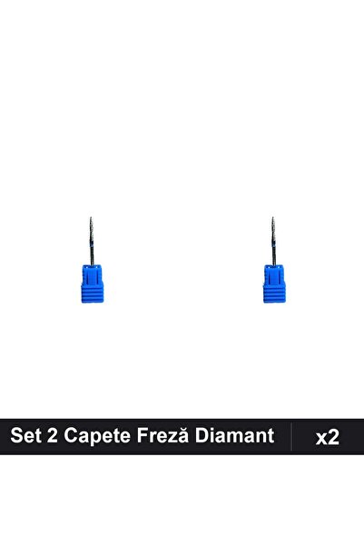 NAİLS Set 2 Capete Freză Diamant pentru Unghii, Manichiură Profesională