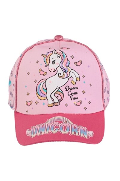 OEM Șapcă roz fuchsia cu design de unicorn pentru copii