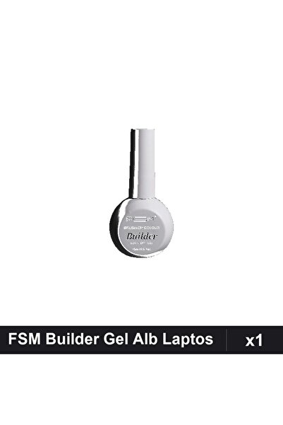 FSM Sculpting UV Gel Builder Alb Laptos 15ml, Constructie Unghii Gel