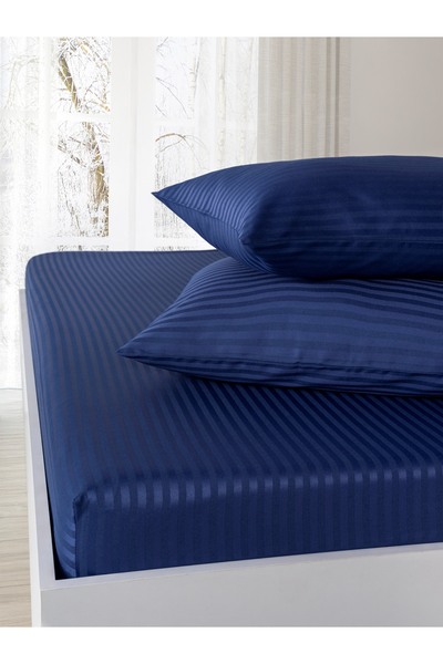 PAMUKCUM Cotton Satin Elastic Sheet Set Single/Double/King Size