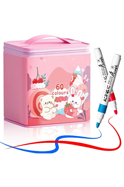 paintings 60 Colors Paint Markers Paint Pens, Acrylic for Artists Adults Colo...