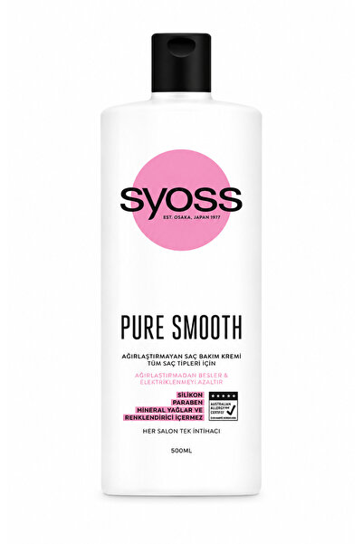 Syoss Conditioner 500ml Pure Smooth
