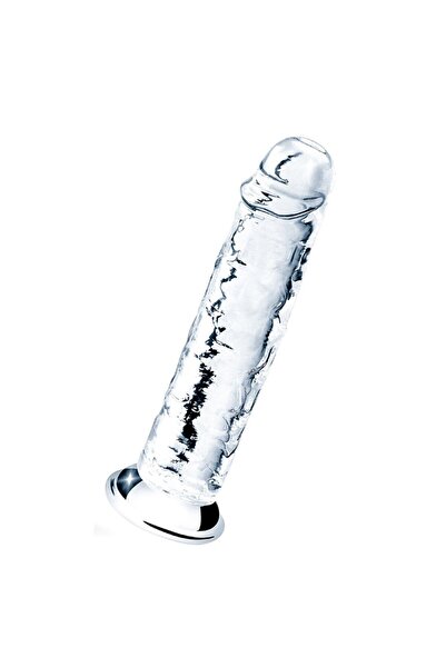 Dr.Jam Yumuşak Jel Dokulu Şeffaf Dildo 18cm - 4cm