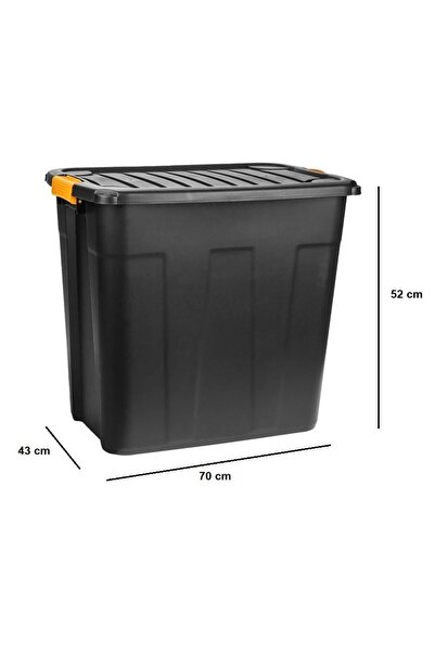 VENITIVO VINDEM CELOR INTELIGENTI Durable Plastic Storage Box 120L, Lid with ...