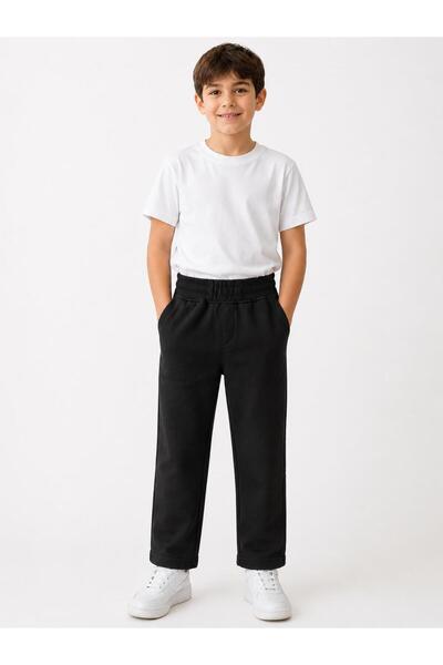 aykidsclup Ay Ki̇ds Boys' School Sweatpants with Ribbed Belt and Back Pocket ...