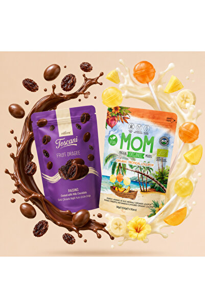 MOM Organic Tropical Lollipop and Grape Dragee