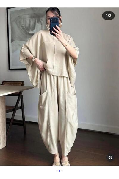 neslihansarıca Double Set, Linen Suit, Linen Pants, Linen Blouse