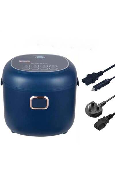 BlueFire جهاز طهي الأرز المحمول للسيارة 12 فولت/24 فولت و110 فولت للاستخدام ا...
