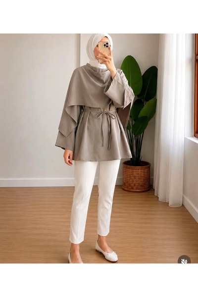 persah fashion Pelerinli nova tunik