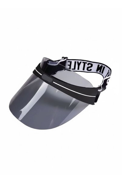 GİYU SHOP Pălărie de plajă cu vizor din sticlă colorată pentru protecție solară pentru femei