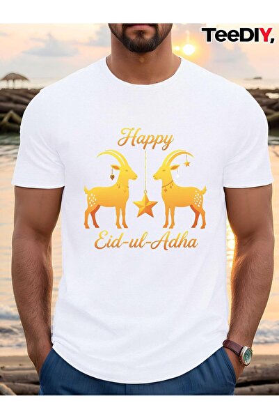 bolivia's تي شيرت مطبوع عليه Goat Star Eid Al Adha، تي شيرت للرجال، تي شيرت ك...