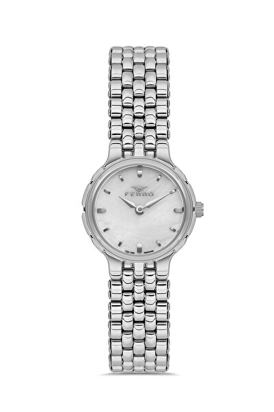 FERRO Silver Steel Cord Women Wrist Watch Fl21589A-A 3Atm Waterproof 2 Year W...