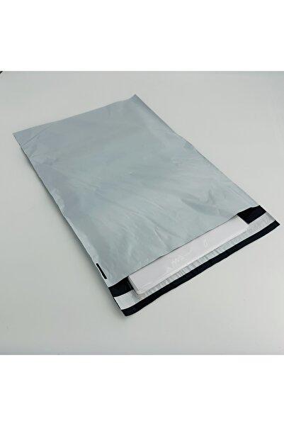 Set 50 Pungi Curier Albe 400x500 mm Autoadezive din Plastic Rezistent pentru ...