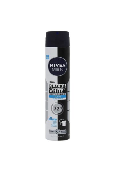 SOHO Antiperspirant Deodorant, Nivea, 200 ml Men Invisible Bw Active,
