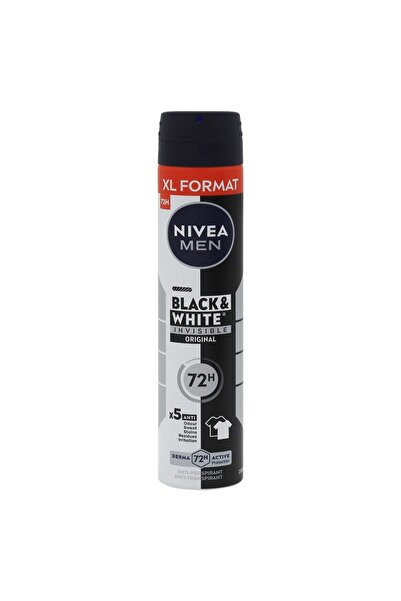 Vader Antiperspirant Deodorant, Nivea, 200 ml Men Invisible Bw Original,