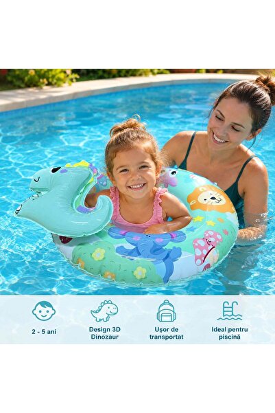 MC Micostore Colac inot copii 2-5 ani, gonflabil, 70 cm, pentru mare si pisci...