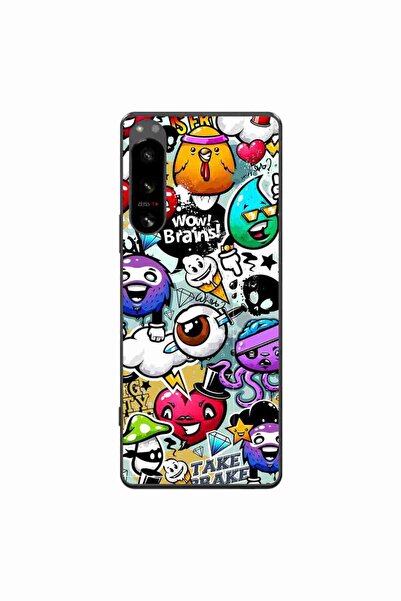 OEM Husa compatibila cu Sony Xperia 5 IV Silicon Gel Tpu Model Pop Art Graffiti