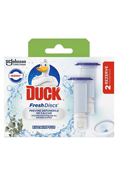 SOHO Rezerva, Duck Fresh Discs, 2 X 36 ml Twin Active Eucalyptus,