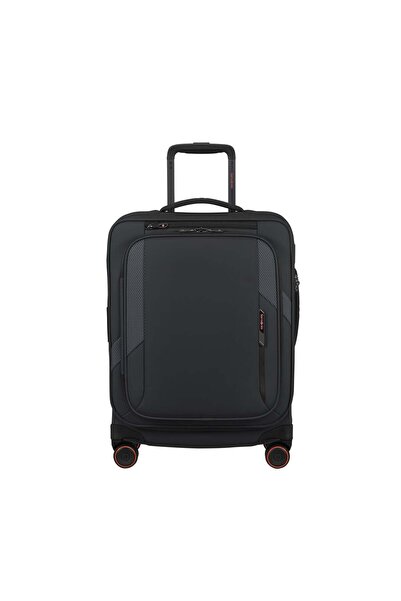 Samsonite Glazed - Spinner Siyah 55/20 Körüklü Kabin Boy Valiz