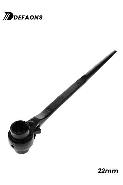 DEFAONS 22mm Ratchet Ring Spanner Wrench Reversible Socket Tool for Automotiv...