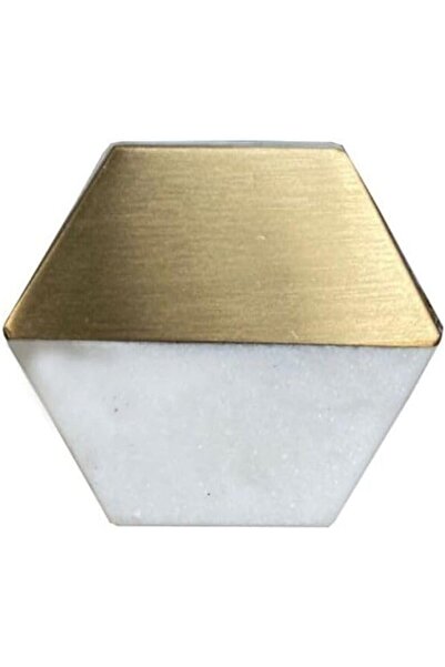 Yıldızan TAMGÜN DIAMETRU 35mm x 40mm Mâner alb galben mat/piatră naturală TAM...