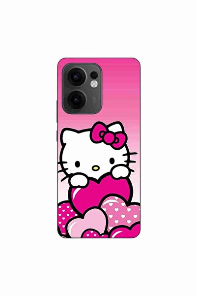 OEM Husa compatibila cu Oppo Reno13 F Silicon Gel Tpu Model Hello Kitty Pink ...