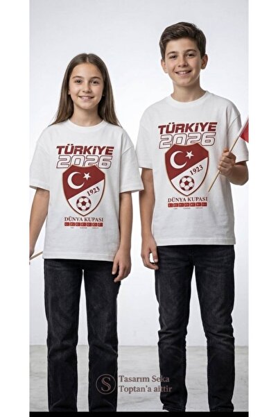 seka Erkek Çocuk Tshirt Türkiye 2026 Futbol temalı