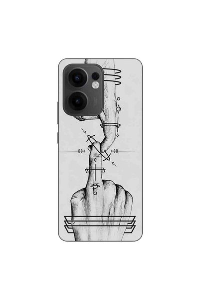 OEM Калъф, съвместим с Oppo Reno13 F, силиконов гел TPU, модел Universe Touch