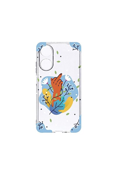 bestcase Διαφανής Θήκη Σιλικόνης 2MM, Συμβατή με OPPO A98 5G, Flowers FCK, Αν...
