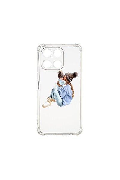 bestcase ¬Æ Husa pentru Honor 200 Smart, Anti Shock 1.5MM, Girl Mom With a Bo...