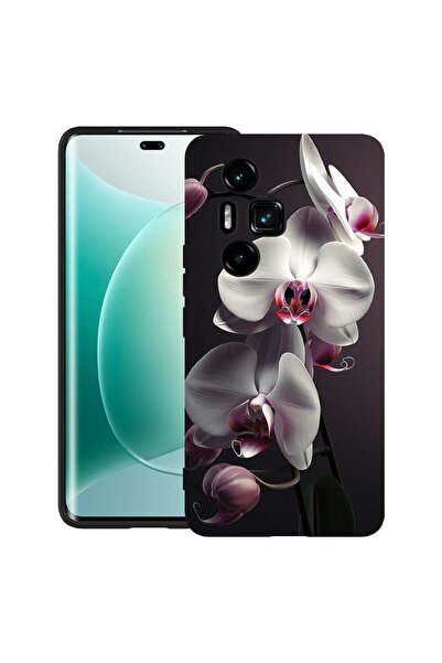 bestcase Калъф за Honor 300 Pro / 300 Ultra с дизайн  "Бяла орхидея ", TPU ма...