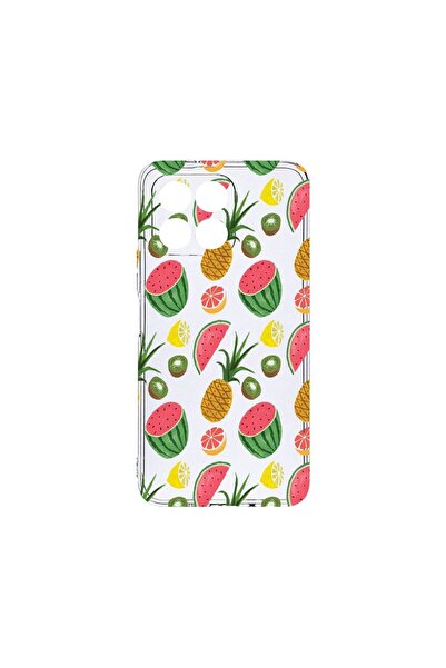 bestcase Husa BestCase¬Æ Clear Silicon, Compatibila Cu Honor 70 Lite, Ananas,...