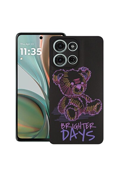 bestcase Husă pentru Motorola Moto G15, Ursuleț de pluș Zile mai luminoase, S...