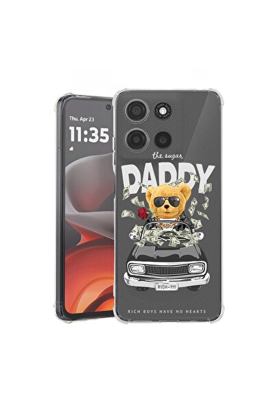 bestcase Αντικραδασμική Θήκη για Motorola Edge 60 Pro με Σχέδιο Αρκουδάκι Μπα...
