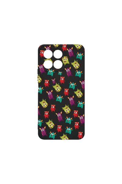 bestcase Λεπτή Θήκη Σιλικόνης 0.8MM, Συμβατή με Honor X8 5G, Monsters, Ανθεκτ...