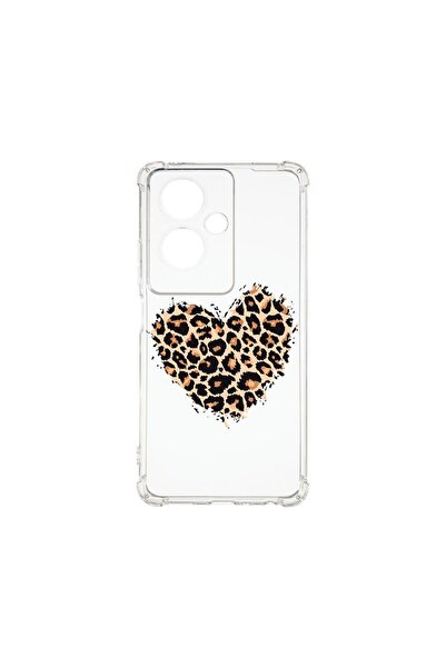 bestcase ¬Æ Husa Anti Shock 1.5MM, Compatibila Cu OPPO Reno 11F, Leopard Hear...