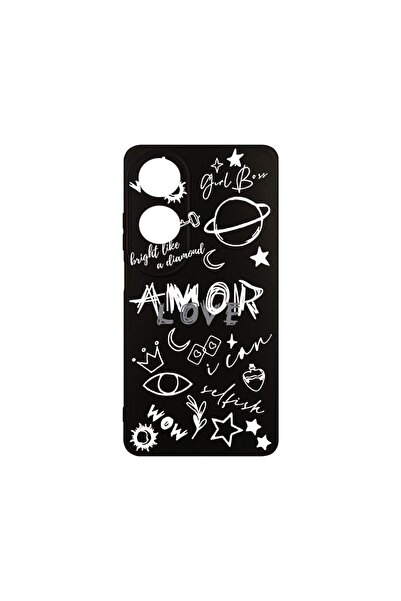 bestcase Λεπτή Θήκη Σιλικόνης 0.8MM, Συμβατή με OPPO A60, Goth Love, Προστασί...