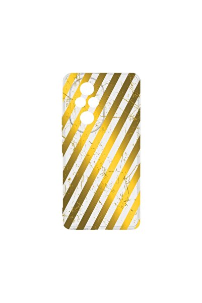 bestcase ¬Æ Husa Clear Silicon 2MM, Compatibila Cu Honor 200, Golden Stripes,...