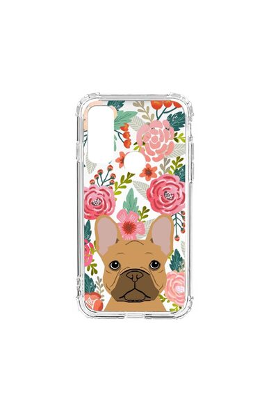 bestcase Husa Anti Shock Silicon Compatibila Cu Motorola Moto E40, Dog and Fl...