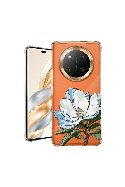 bestcase ¬Æ Husa Anti Shock Compatibila cu Honor Magic7 Lite, Floral - Blue M...