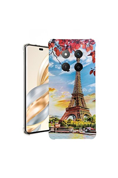 bestcase Θήκη για Honor Magic7 Lite, Αντικραδασμική 1.5MM, Πύργος του Άιφελ Π...